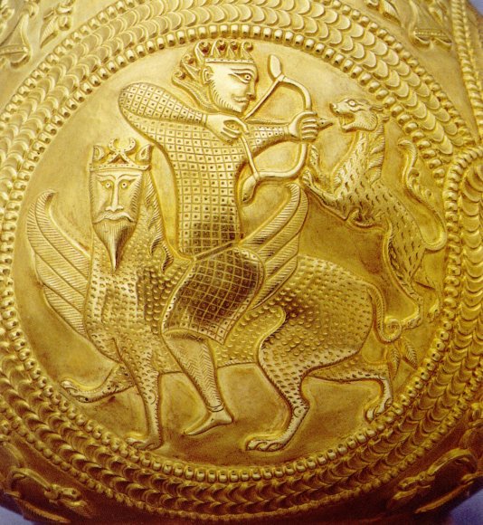 1 nagyszentmiklósi-kincs egyik kancsójának díszítése